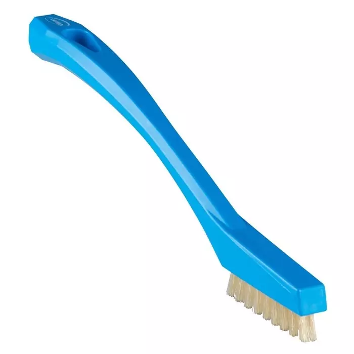 VIKAN Scrubbing Brush PET Extra Hard 11 mm Bristle Length Blue, 44023