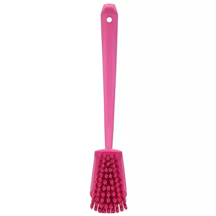 VIKAN Scrubbing Brush PET Hard 36 mm Bristle Length Pink, 41861
