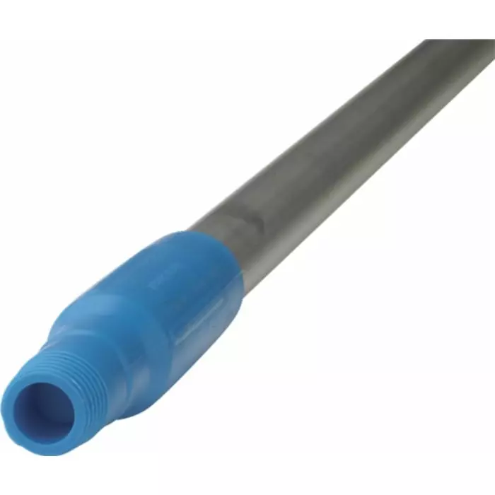 VIKAN Broom Handle Blue Anodised Aluminium & Polypropylene 1.51 m for Use with Brooms, 29373