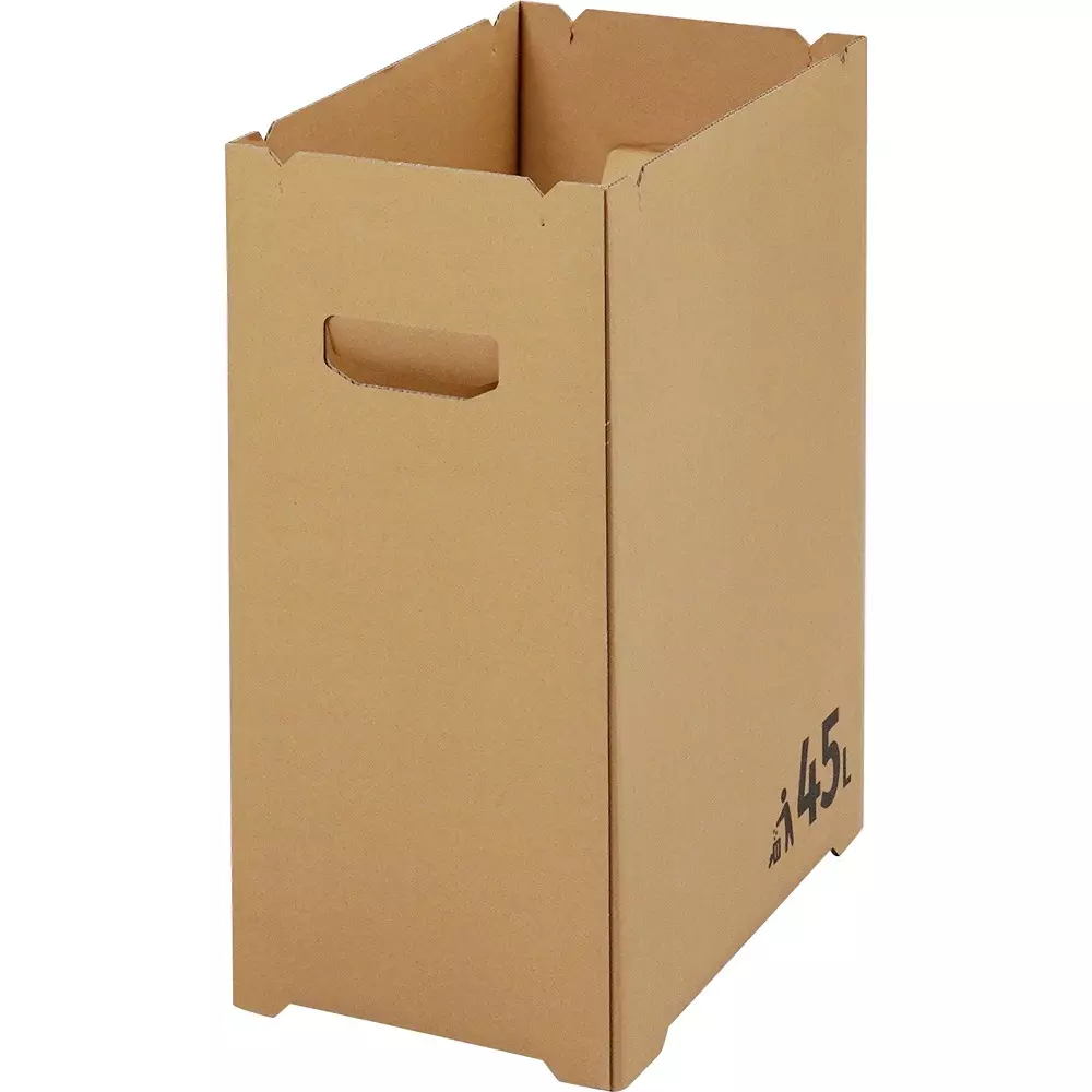 MonotaRO Cardboard Trash Can Craft 5 mm Thickness, 12739127 (Set of 2 Pcs)