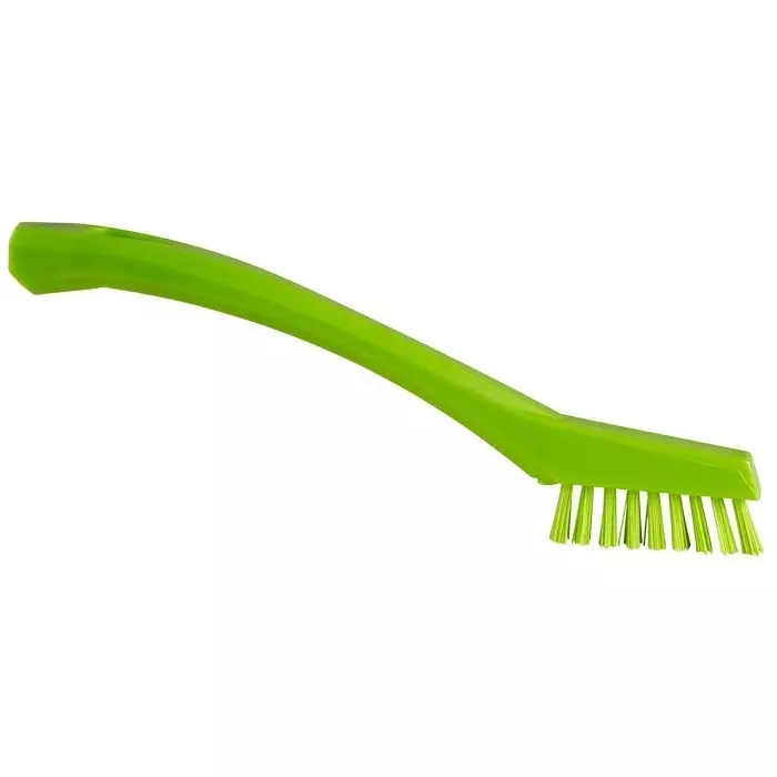 VIKAN Scrubbing Brush PET Extra Hard 15 mm Bristle Length Green, 440177