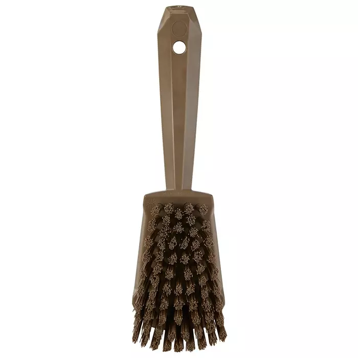 VIKAN Scrubbing Brush PET Hard 36 mm Bristle Length Brown, 419266