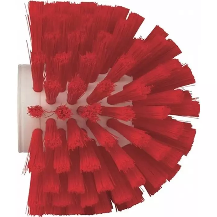 VIKAN Scrubbing Brush Polyester, Polypropylene & Stainless Steel Medium 33 mm Bristle Length Red, 70354