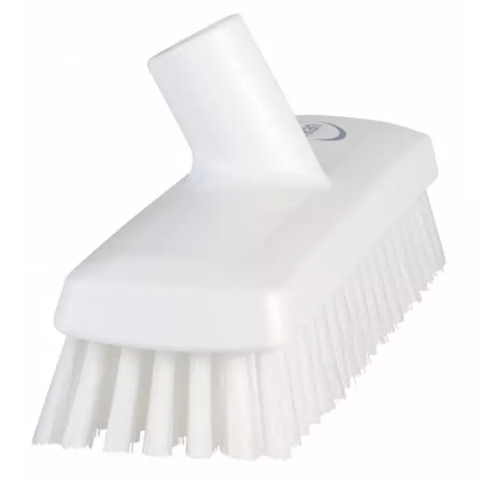 VIKAN Deck Brush White 32 mm Medium Polyester, Polypropylene & Stainless Steel Bristles, 70435
