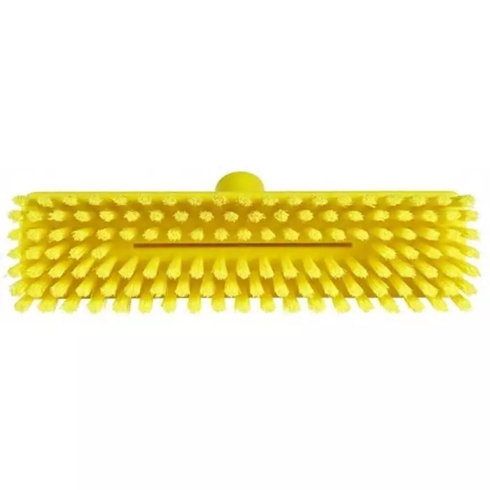 VIKAN Deck Brush Yellow 32 mm Medium Polyester, Polypropylene & Stainless Steel Bristles, 70436