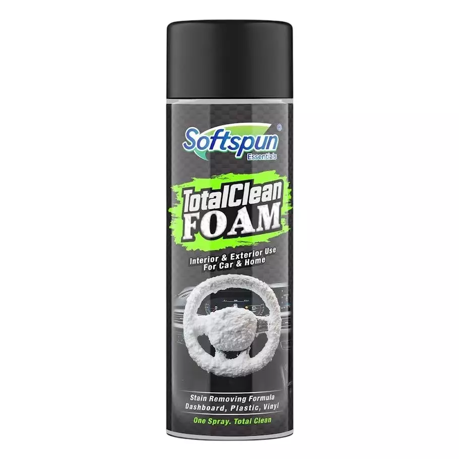 softspun Essentials Total Cleaner Foam 500 ml Citrus Scent Non-Toxic For Interior & Exterior, TC500-FM
