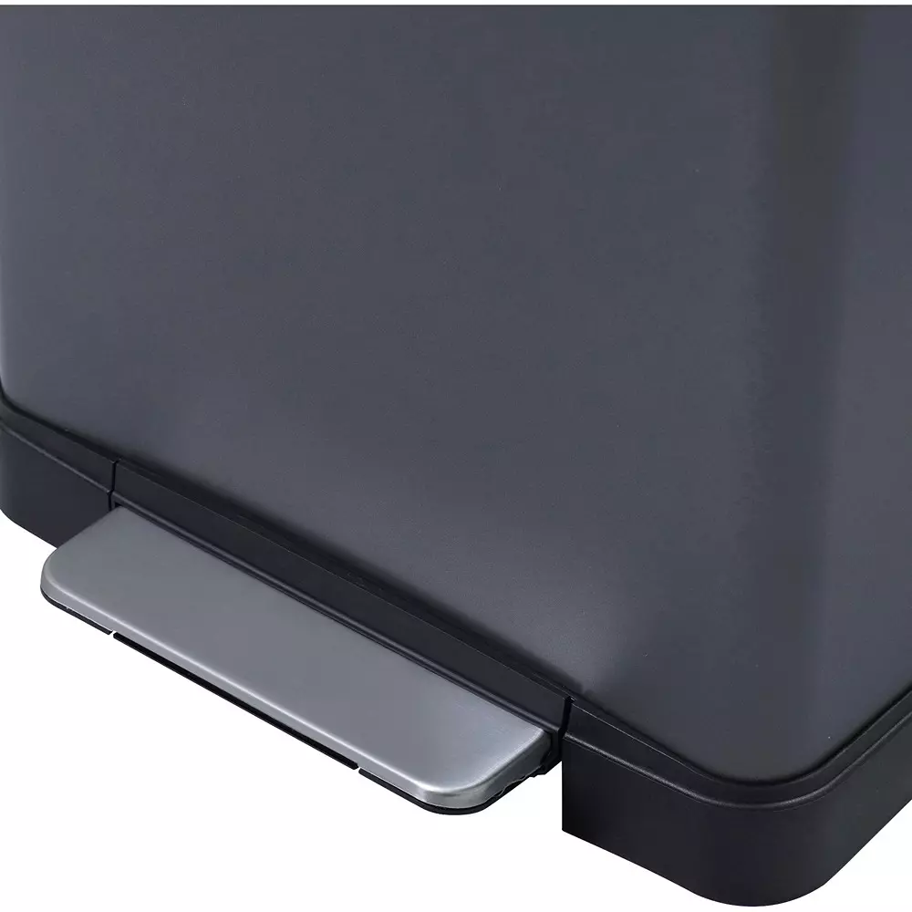 monotaro-stainless-steel-square-pedal-operated-trash-can-with-soft-close-function-titanium-gray-45l