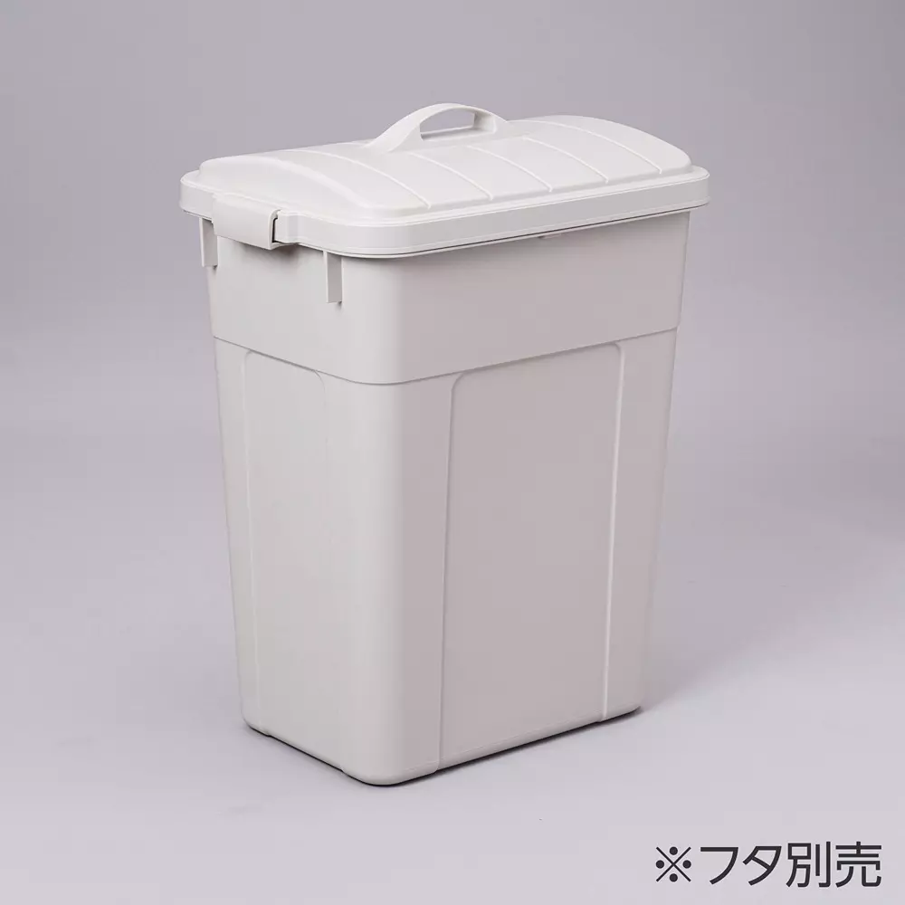 monotaro-polypail-square-trash-can-polypropylene-pp-gray-70-l-capacity-70lx5-pack-of-5-pcs