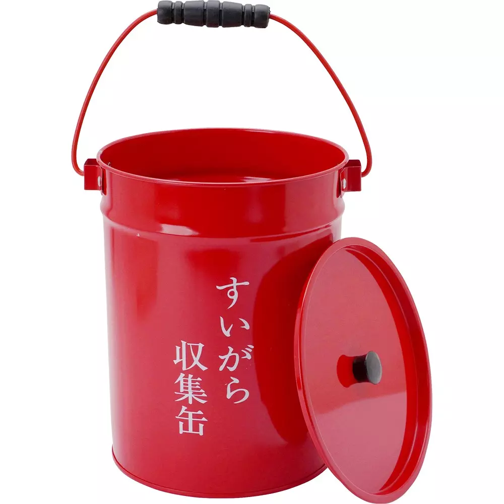 MonotaRO Butt Collection Can Steel Red 9 L Capacity, TI-101