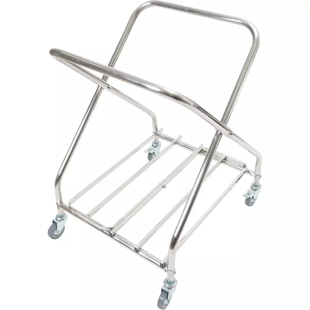 MonotaRO Cleaning Dust Trolley Cart Frame Only (Stainless Pipe), 64351395