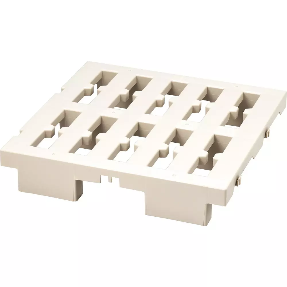 MonotaRO Joint Pallet High-Floor Drainboard Type Ivory 380x375x70 mm, 12028986