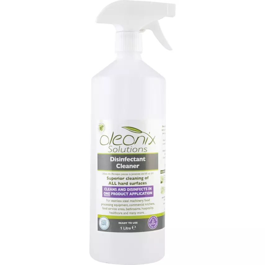 Oleonix Trigger Hand Spray 1Ltr (Empty) Disinfectant Label ONX7808230D
