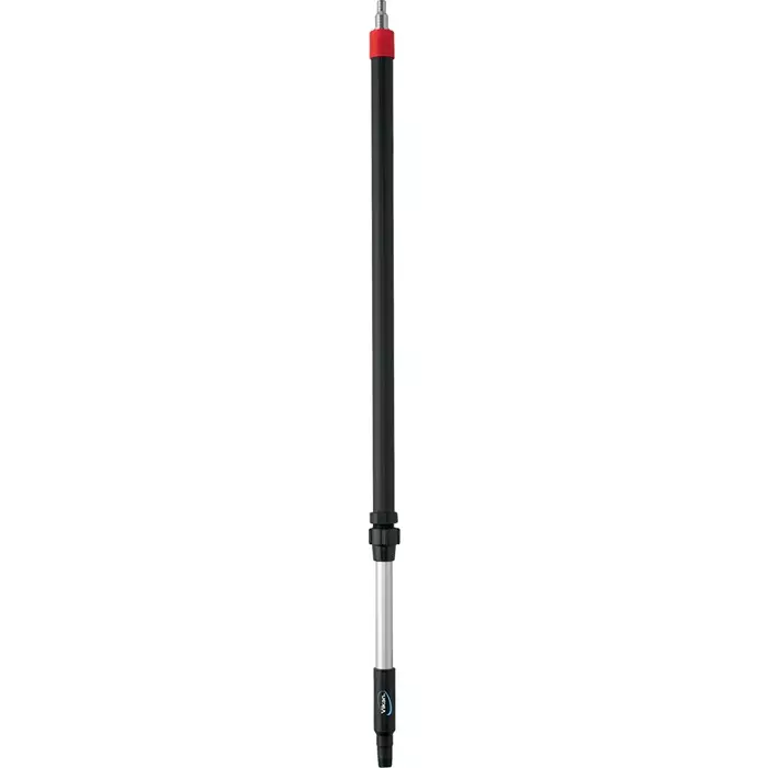 VIKAN Telescopic Brush Handle Anodised Aluminium & Polypropylene Black 1.06-1.6 m, 297152