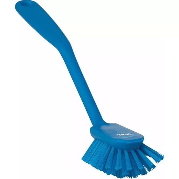 VIKAN Scrubbing Brush PET Medium 23 mm Bristle Length Blue, 42373