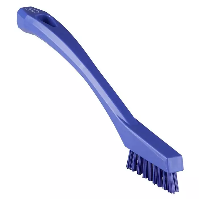 VIKAN Scrubbing Brush PET Extra Hard 15 mm Bristle Length Purple, 44018