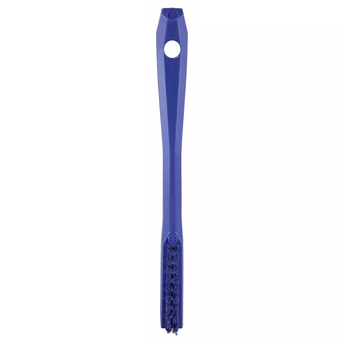 VIKAN Scrubbing Brush PET Extra Hard 15 mm Bristle Length Purple, 44018