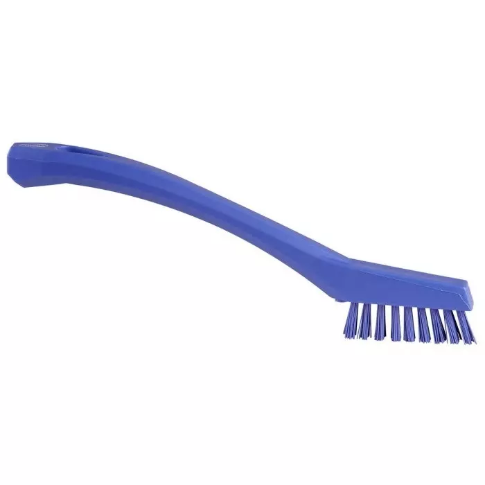 VIKAN Scrubbing Brush PET Extra Hard 15 mm Bristle Length Purple, 44018
