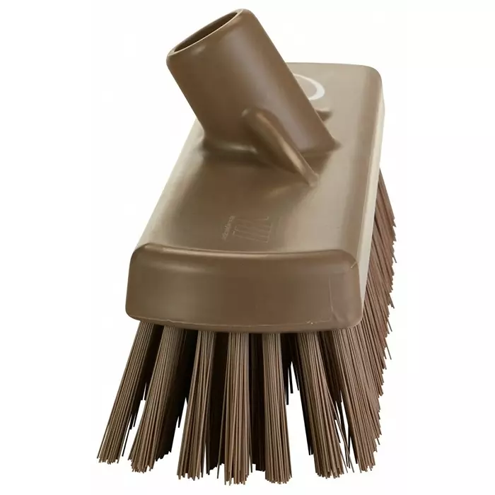 VIKAN Scrubbing Brush PET Hard 46 mm Bristle Length Brown, 706066
