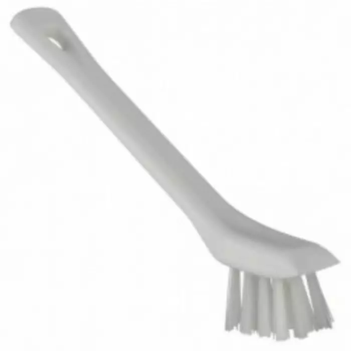 VIKAN Hand Brush Hard Polyester Bristles White 150 mm, 39515