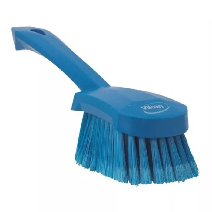 VIKAN Scrubbing Brush Polyester, Polypropylene & Stainless Steel Soft 270 mm Bristle Length Red, 41944