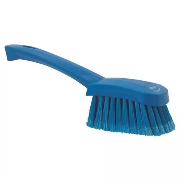 VIKAN Scrubbing Brush Polyester, Polypropylene & Stainless Steel Soft 270 mm Bristle Length Red, 41944