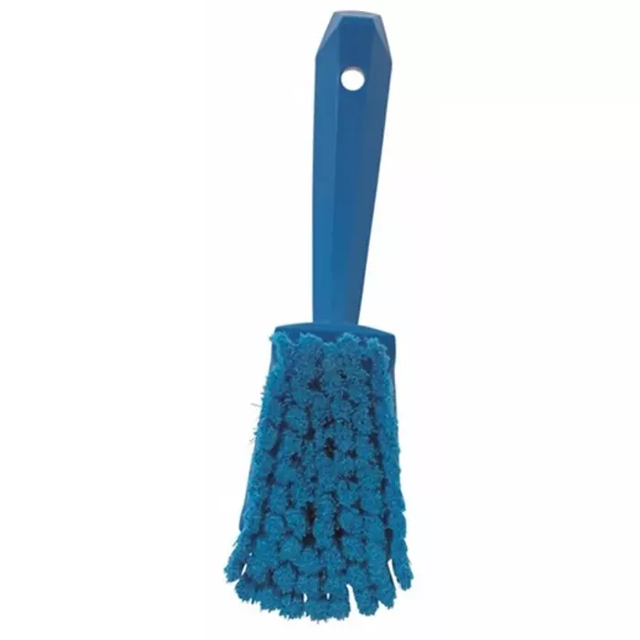 VIKAN Scrubbing Brush Polyester, Polypropylene & Stainless Steel Soft 270 mm Bristle Length Red, 41944
