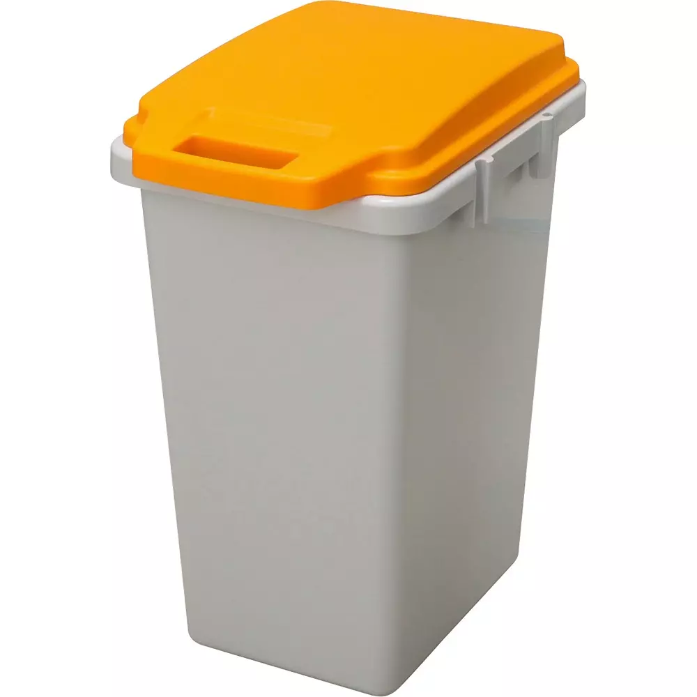 MonotaRO With Handle Sorting Pail With Odor Leakage Prevention Packing Can Be Connected Orange 45 L Capacity, 50638438