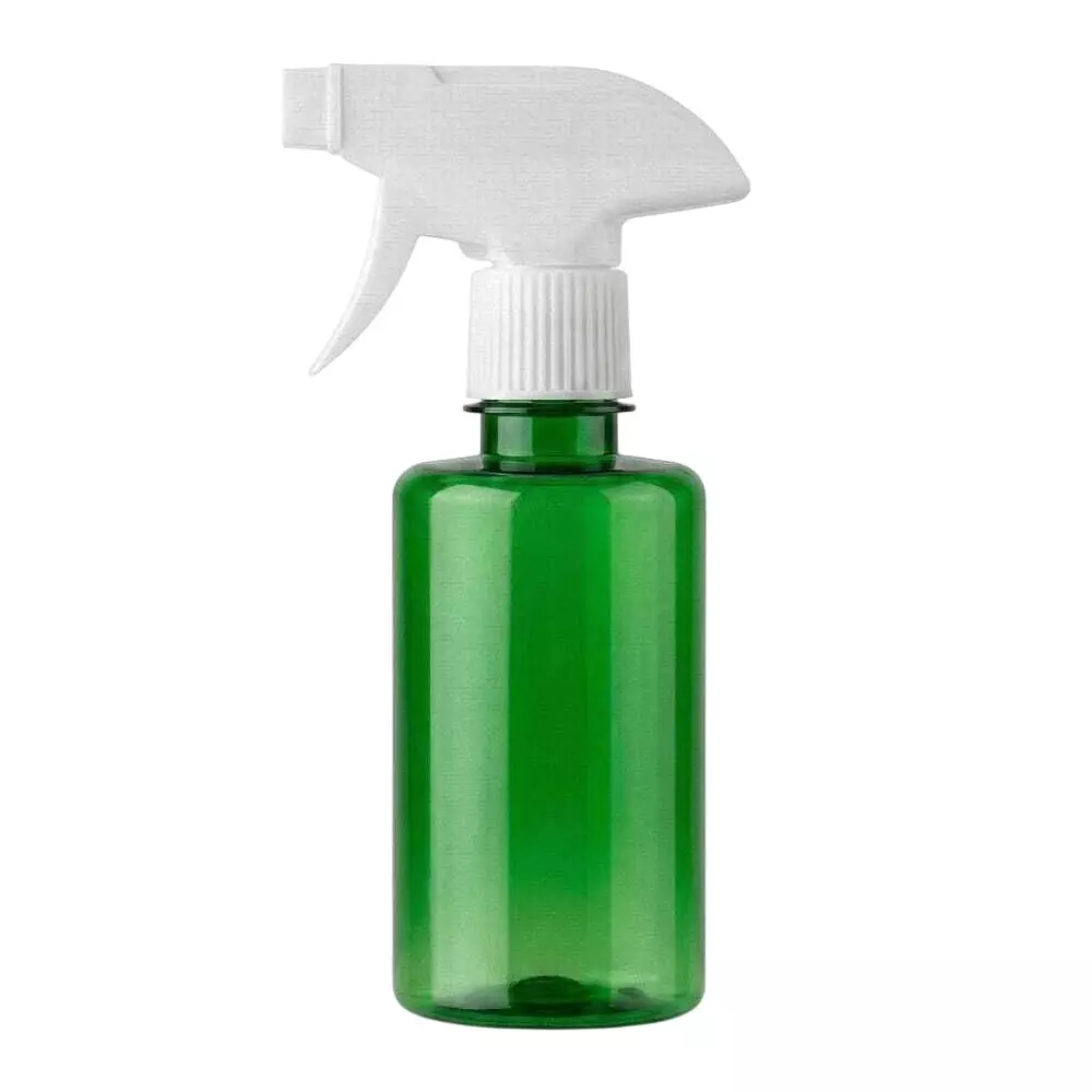 PrettyBUYERS 250 ml Empty Spray Bottle Green Color with 28 mm White Trigger