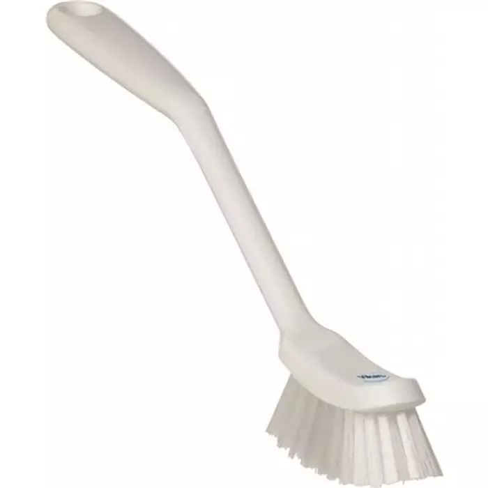 VIKAN Hand Brush Polyester, Polypropylene & Stainless Steel Bristles Yellow, 42876