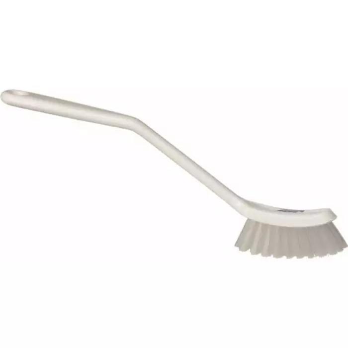 VIKAN Hand Brush Polyester, Polypropylene & Stainless Steel Bristles Yellow, 42876