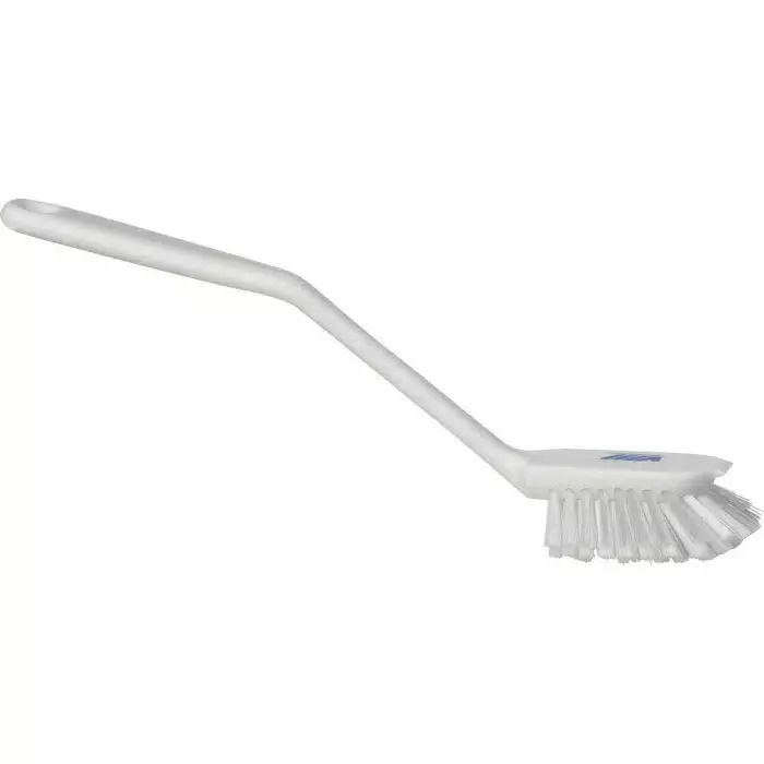 VIKAN Scrubbing Brush PET Medium 23 mm Bristle Length White, 42375