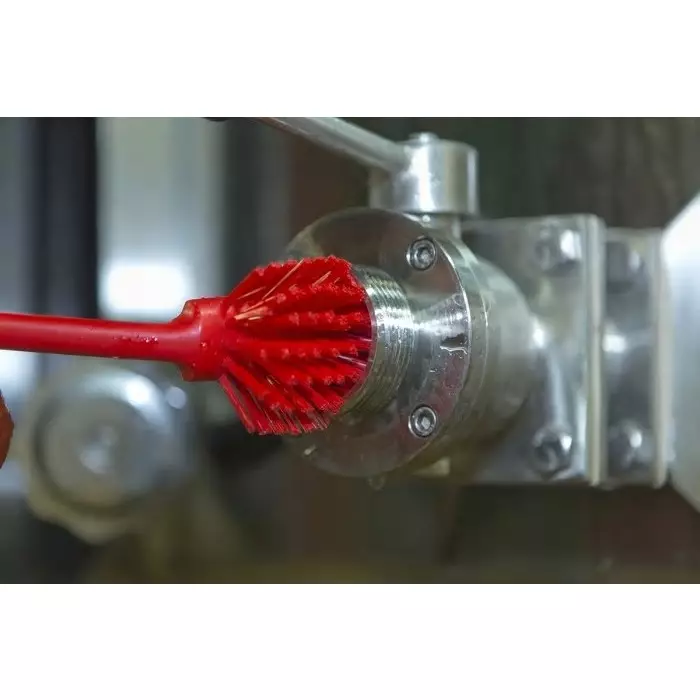 VIKAN Scrubbing Brush PET Medium 23 mm Bristle Length White, 42375