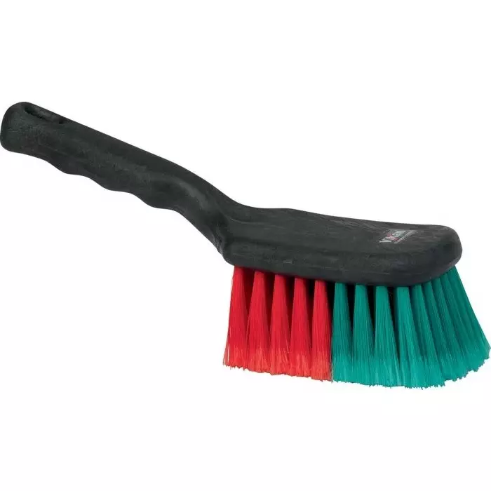 VIKAN Scrubbing Brush Polyester Soft 45 mm Bristle Length Black, 522752