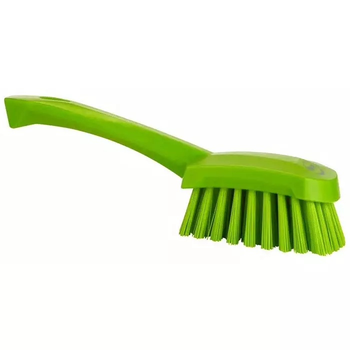 VIKAN Scrubbing Brush PET Hard 36 mm Bristle Length Green, 419277
