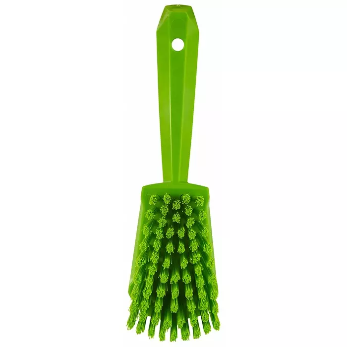 VIKAN Scrubbing Brush PET Hard 36 mm Bristle Length Green, 419277