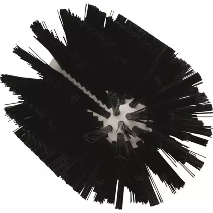 VIKAN Scrub Brush Medium Polyester, Polypropylene & Stainless Steel 37 mm Bristle Black, 53801039