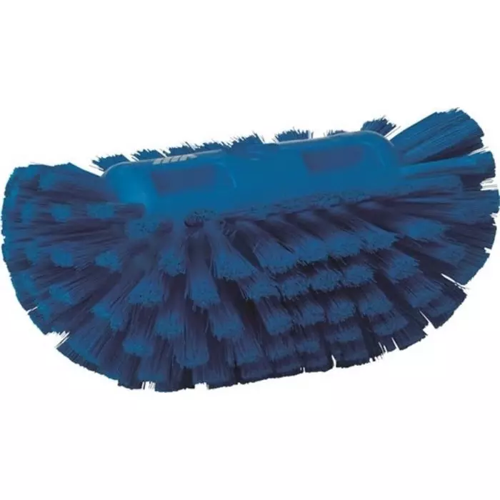 VIKAN Scrub Brush Medium Polyester, Polypropylene & Stainless Steel 40 mm Bristle Blue, 70393