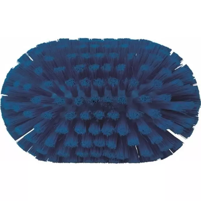 VIKAN Scrub Brush Medium Polyester, Polypropylene & Stainless Steel 40 mm Bristle Blue, 70393