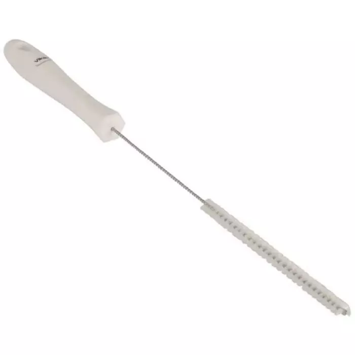 VIKAN Hand Brush Medium Polyester, Polypropylene & Stainless Steel Bristles White 3.5 mm, 53635