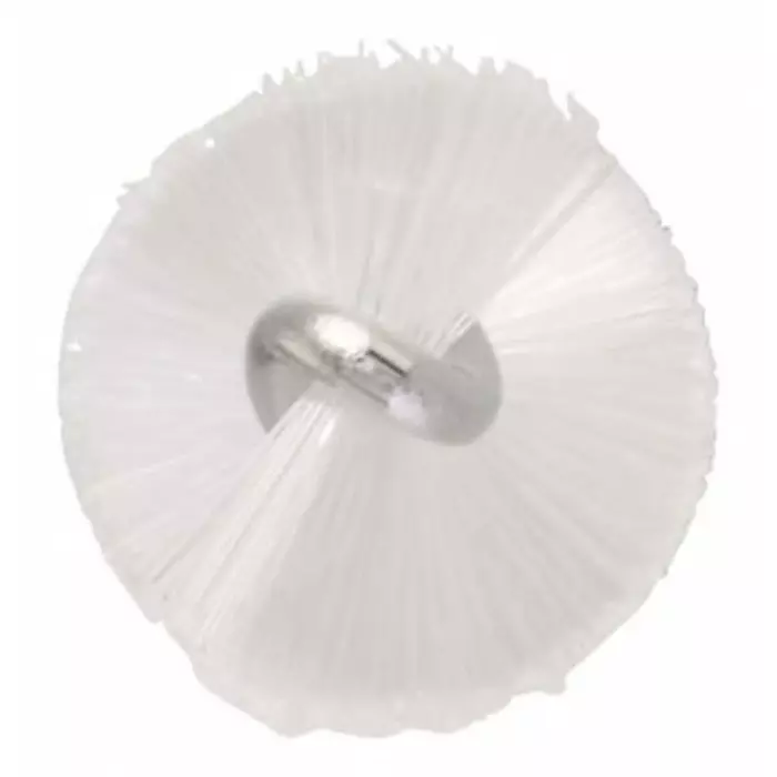 VIKAN Hand Brush Medium Polyester, Polypropylene & Stainless Steel Bristles White 3.5 mm, 53635
