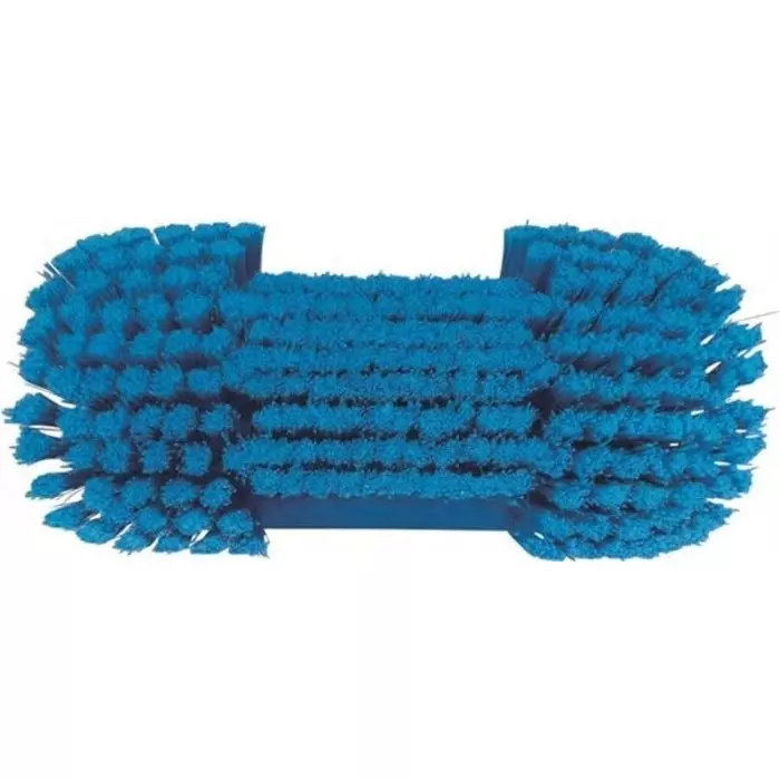 VIKAN Scrubbing Brush Polyester, Polypropylene & Stainless Steel Soft 44 mm Bristle Length Blue, 70673