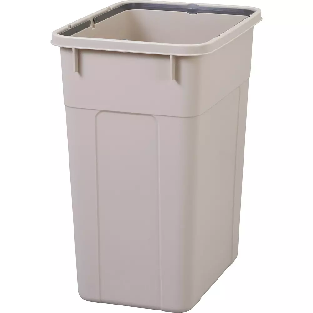 MonotaRO Polypail Square Trash Can Polypropylene (PP) Gray 70 L Capacity, 70L