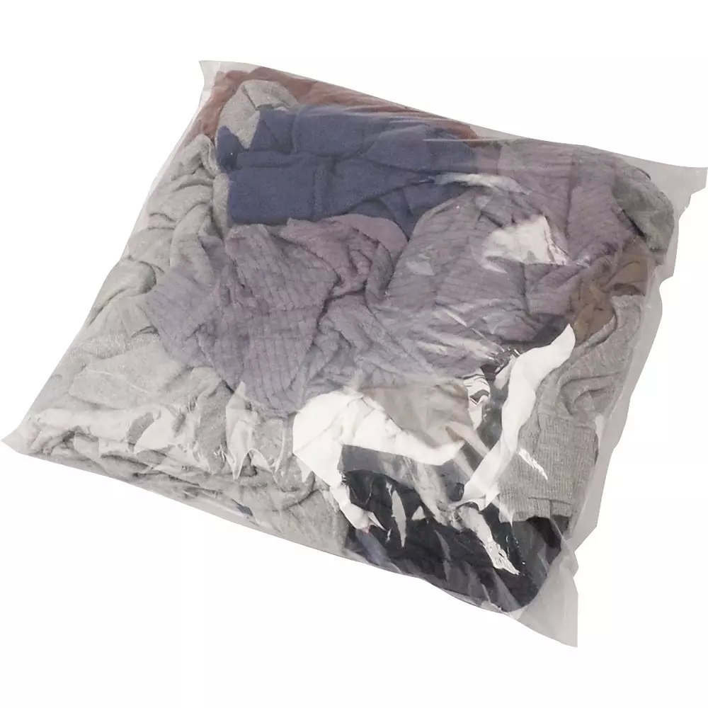 MonotaRO Knitted Waste Dark Used Fabric with Dimensions Cm About 30-60 square, 31483357 (Pack of 1 Kg)