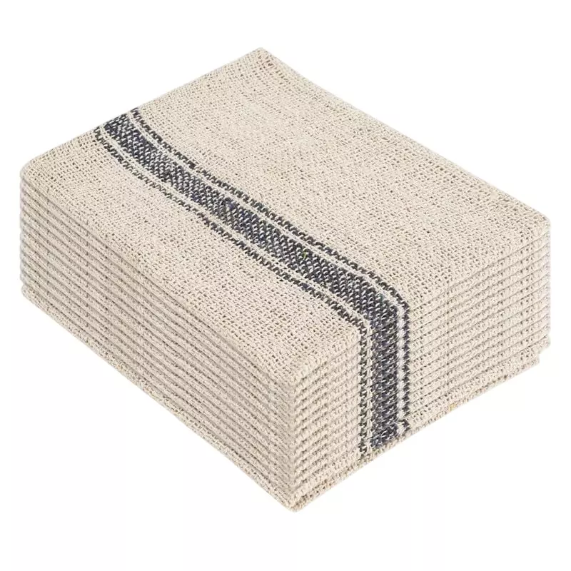 Dr. Marwin Wet and Dry Floor Cleaning Pocha Off White 24x24 Inch (60.96x60.96 cm) Size for Home, School & Hospitals (Pack of 6 Pcs)