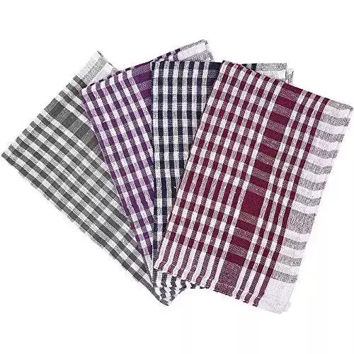 GENERIC 20x20 inch Multicolor Cotton Striped Duster (Pack of 72)