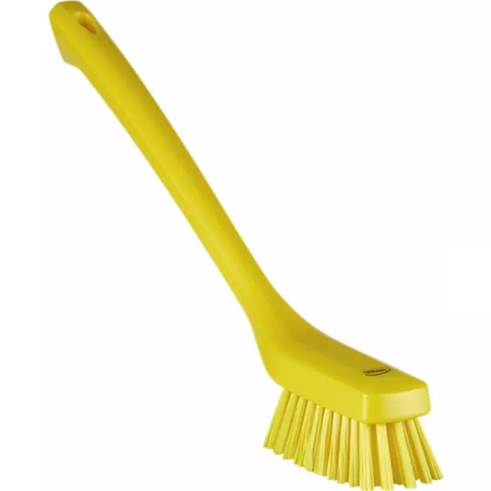VIKAN Scrubbing Brush  Hard 46 mm Bristle Length Yellow, 41856