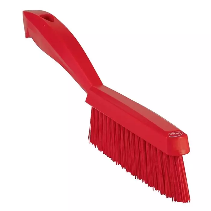 VIKAN Scrubbing Brush PET Extra Hard 33 mm Bristle Length Red, 41954