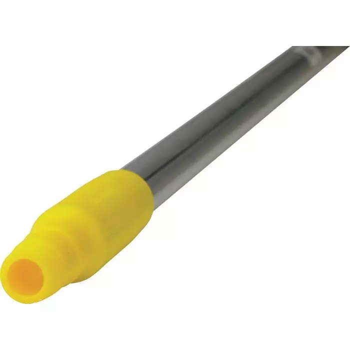 VIKAN Anodised Aluminium & Polypropylene Mop Handle Yellow 25 mm x 1.46 m, 29596