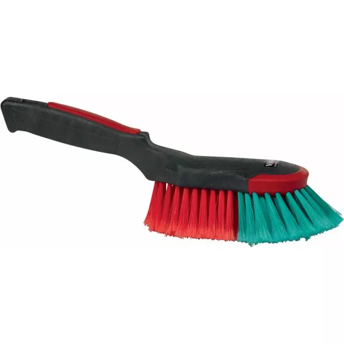 VIKAN Scrubbing Brush Polyester Soft 40 mm Bristle Length Black, 524652