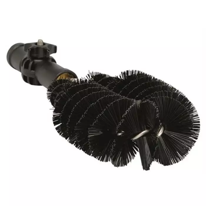 VIKAN Toilet Brush Black Hard Polyester, Polypropylene & Stainless Steel Bristles, 53619